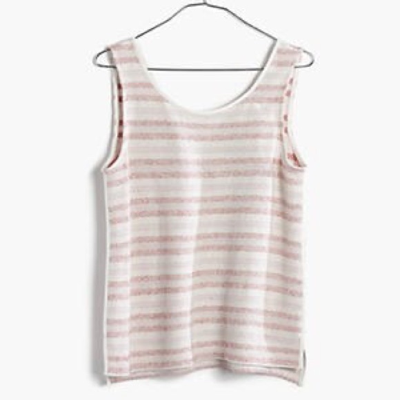 Madewell Terry V-Back Tank Top - Picture 1 of 4